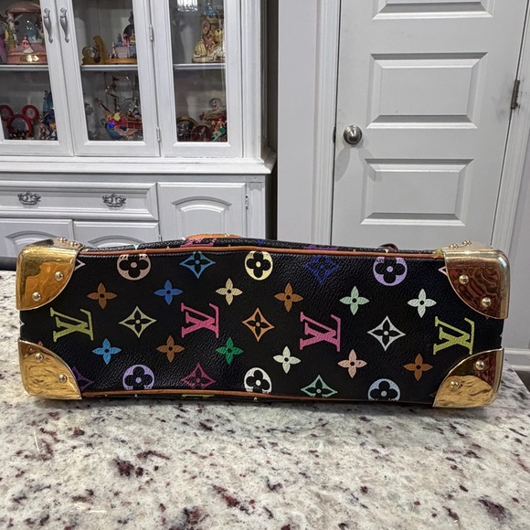 Louis Vuitton Murakami Boulogne Multicolor Monogram Shoulder Bag - Picture 10 of 14